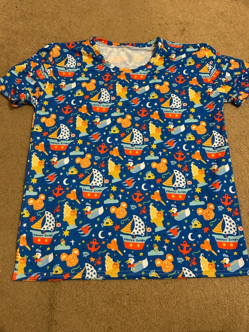 Hannah Gumbo Disney Cruise Line inspired tee women’s size XL